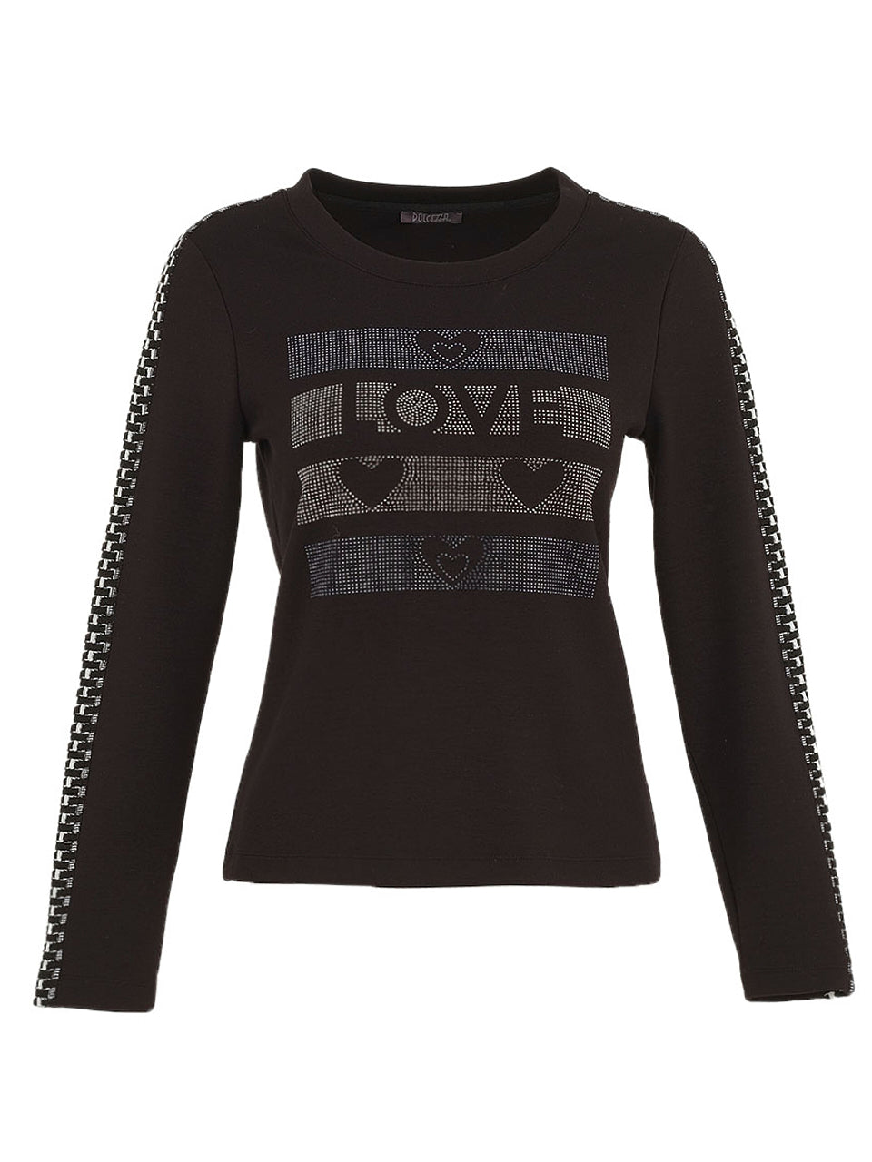 Black Sparkle Love Top 74170