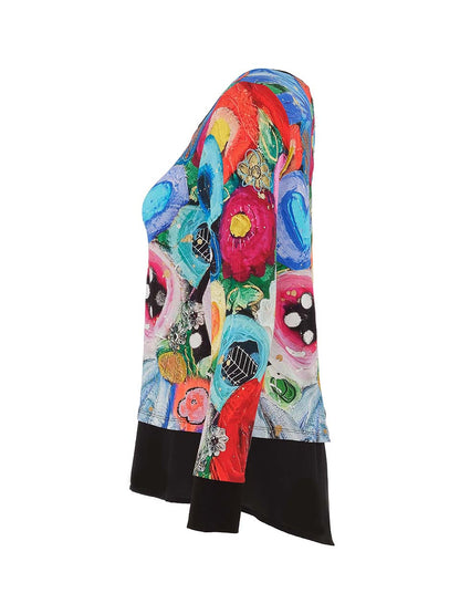 Dolcezza Vigo "I believe in Angels" Print Top Lucindas