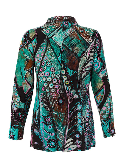“Enchanted lsland” Button-Up Shirt