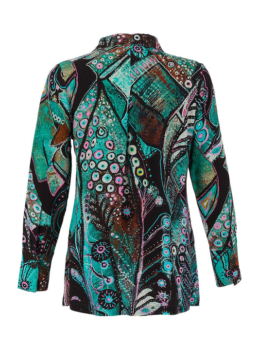 “Enchanted lsland” Button-Up Shirt