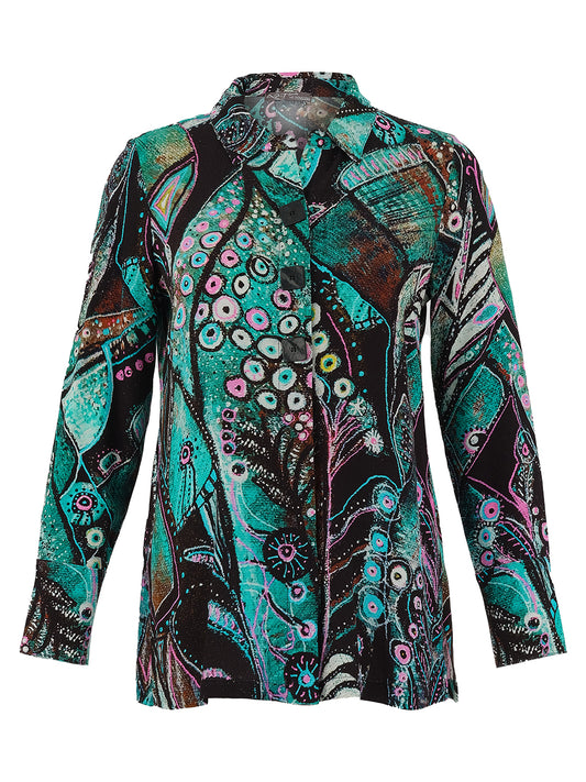 “Enchanted lsland” Button-Up Shirt