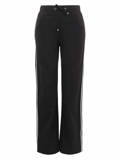 Sporty Chic Wide-Leg Trouser