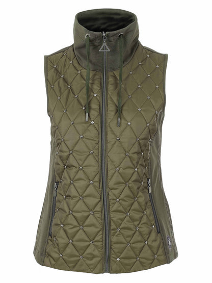 Studded Quilted Gilet
