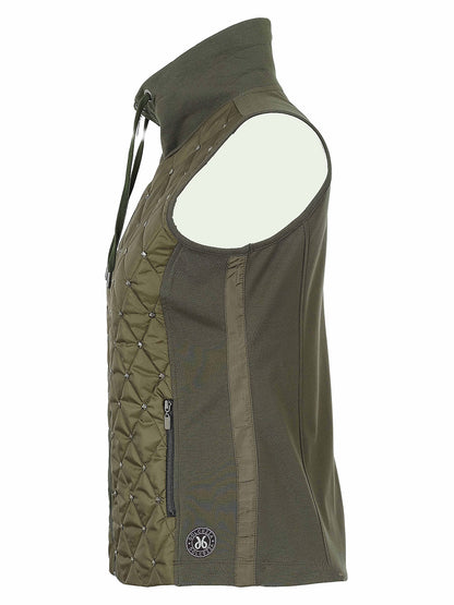 Studded Quilted Gilet