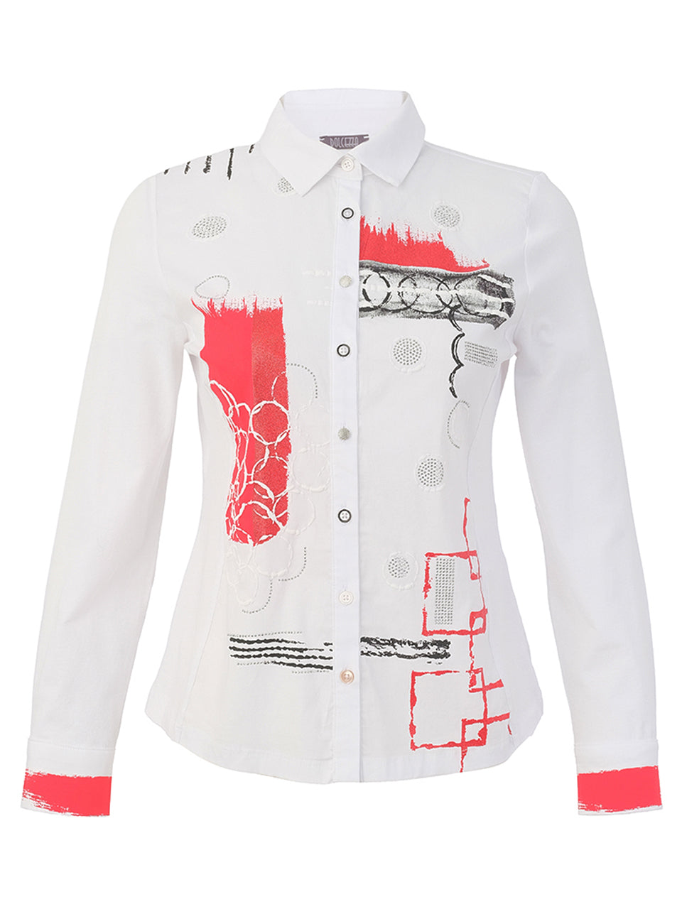 Geo Stripes Blouse