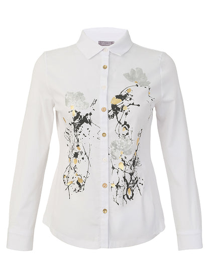 Breeze of Gold and Silver Blouse