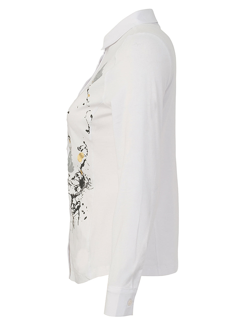 Breeze of Gold and Silver Blouse