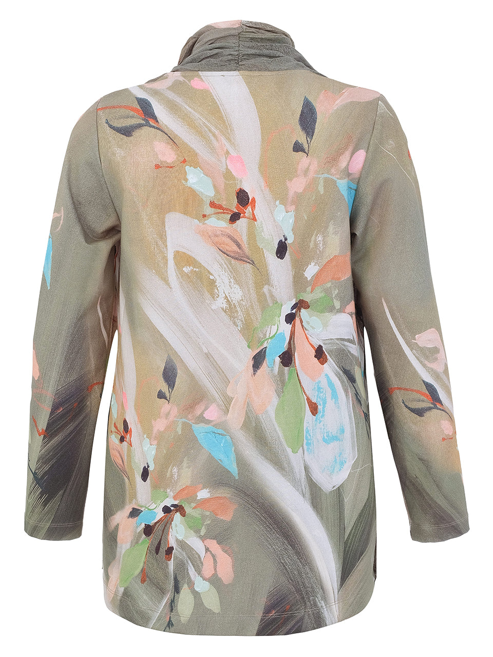 Draped Open Cover-Up Jacket