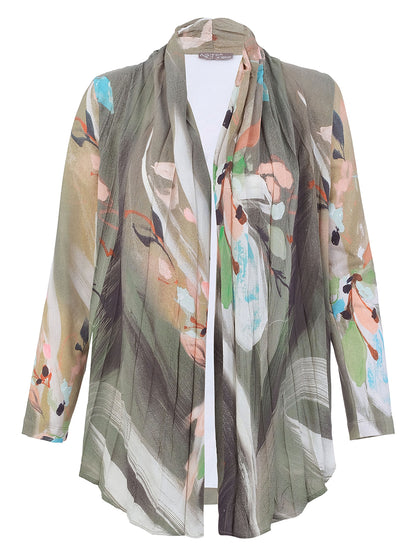 Draped Open Cover-Up Jacket