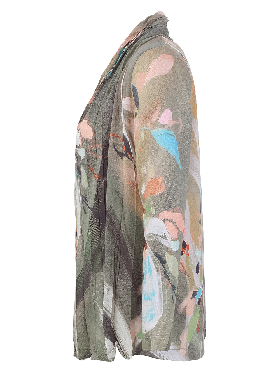 Draped Open Cover-Up Jacket