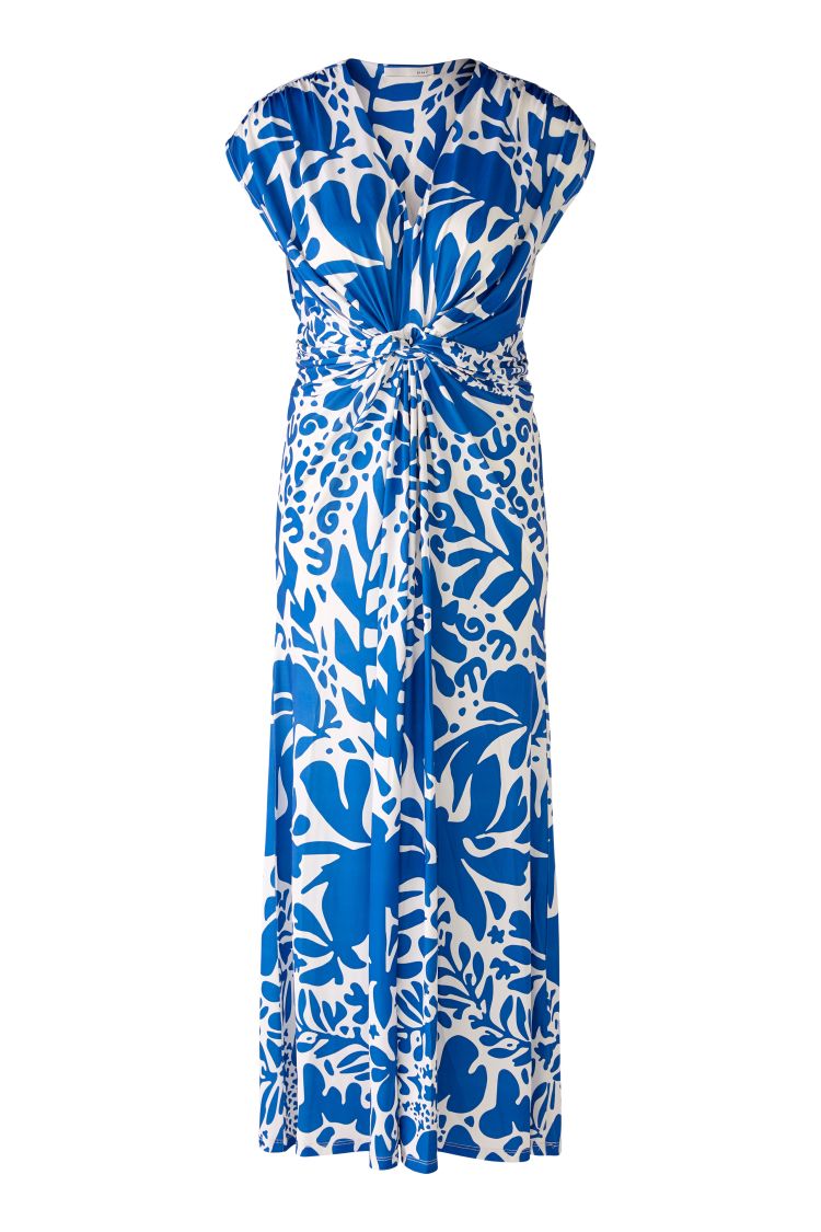 Knot Front Printed Maxi Dress 78549
