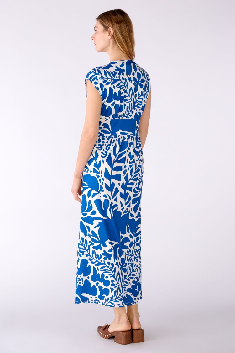 Knot Front Printed Maxi Dress 78549