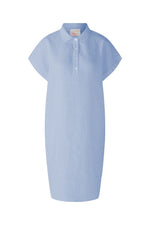 Load image into Gallery viewer, Pure Linen Dress With Jersey Back 78897
