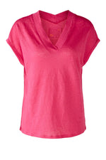 Load image into Gallery viewer, Pink Natural Linen T-Shirt
