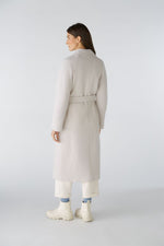 Load image into Gallery viewer, Stone Double-breasted Wool Coat with Belt 79297
