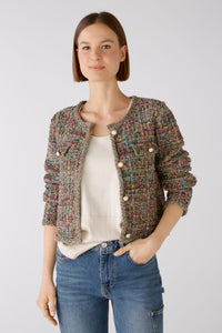 Knitted Tweed Style Cardigan 79402