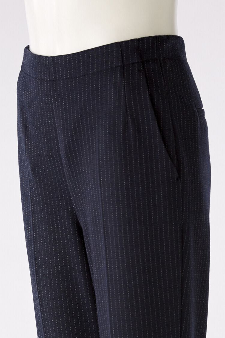 Navy Grey Pinstripe Trouser 79812