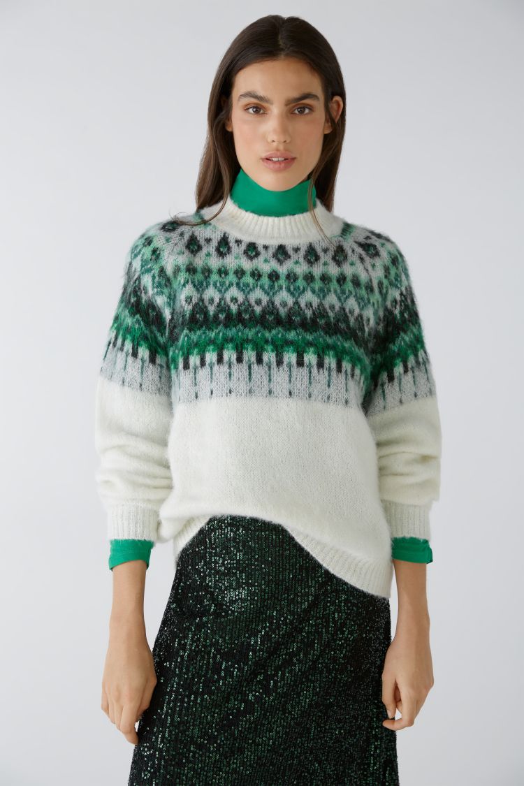 Fair Isle Alpaca Wool Jumper