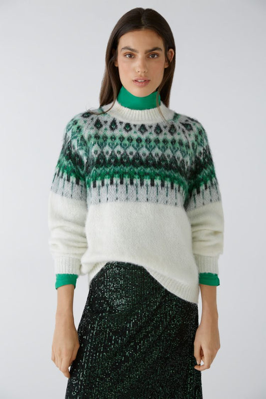Fair Isle Alpaca Wool Jumper