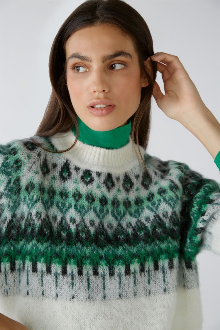 Fair Isle Alpaca Wool Jumper