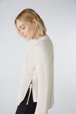 Load image into Gallery viewer, RUBI Cotton Jumper with Side Zip 79916
