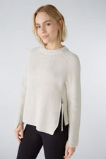 Load image into Gallery viewer, RUBI Cotton Jumper with Side Zip 79916
