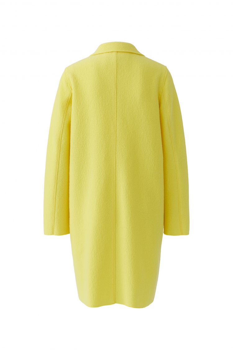 Mayson Classic Wool Coat in Yellow 2150