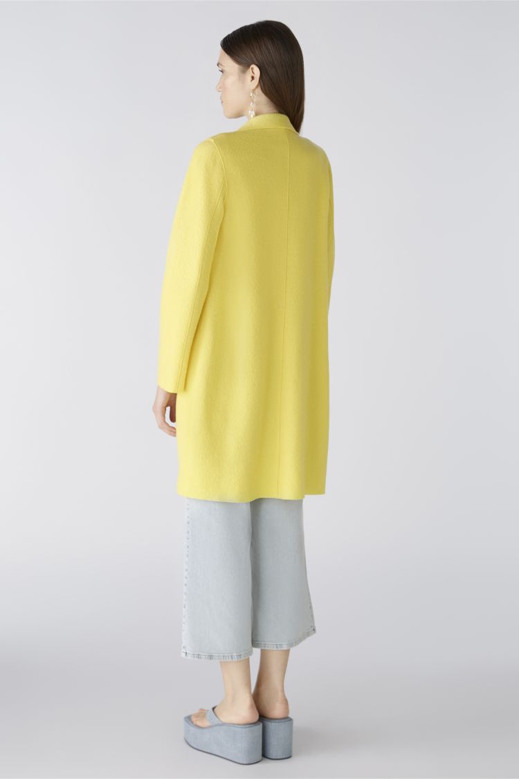 Mayson Classic Wool Coat in Yellow 2150