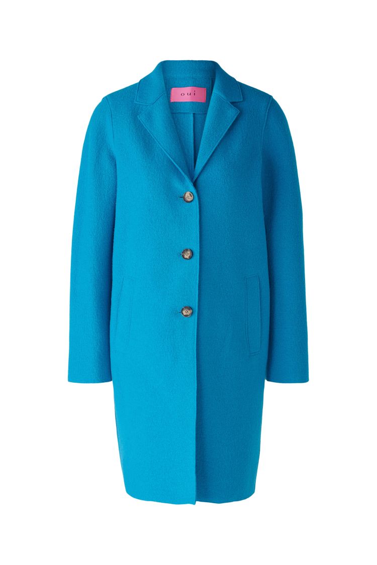 Classic Wool Coat in Ocean Bay 5936