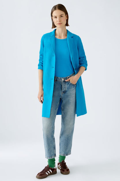 Classic Wool Coat in Ocean Bay 5936