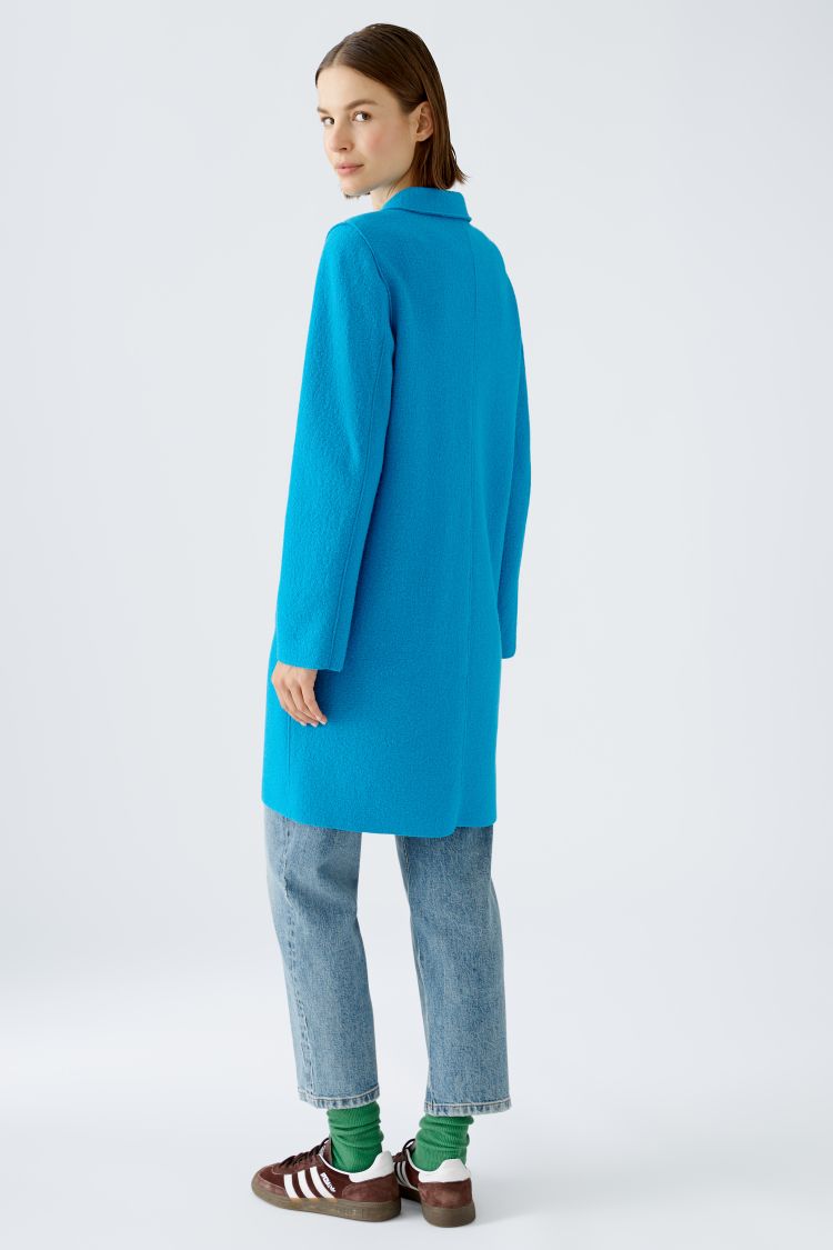 Classic Wool Coat in Ocean Bay 5936
