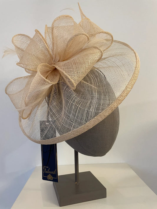 Sinamay Disc Fascinator - Lucindas on-line