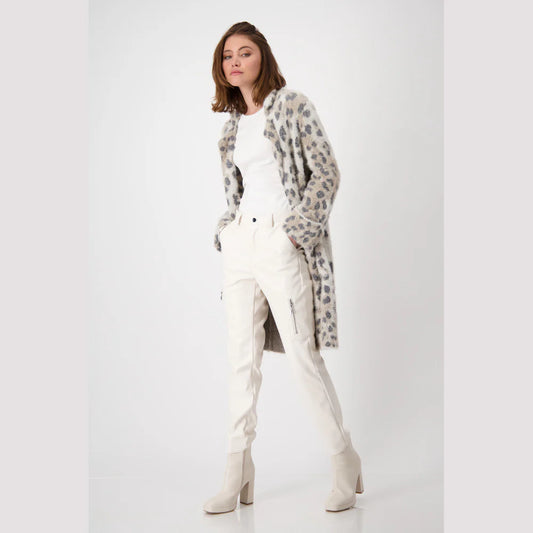 Animal Print Sandshell Coatigan