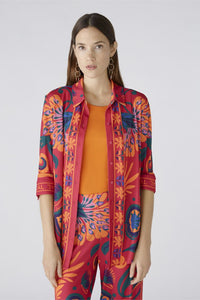 Pink/Orange Tropical Print Shirt 87420