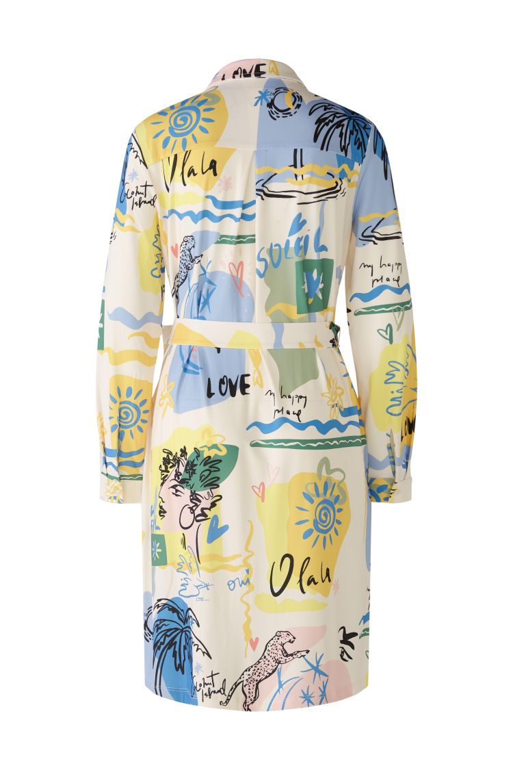 Vitamin Sea Print Shirt Dress 87556