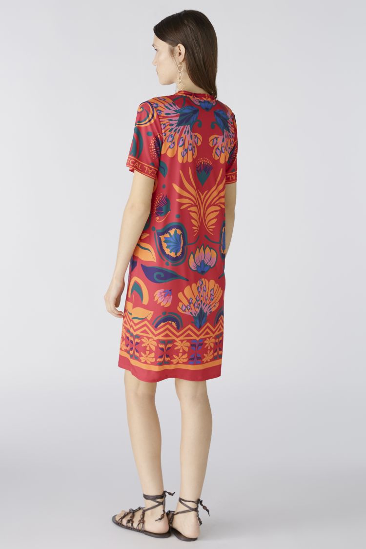 Tropicana Print Silky Touch Dress 87562