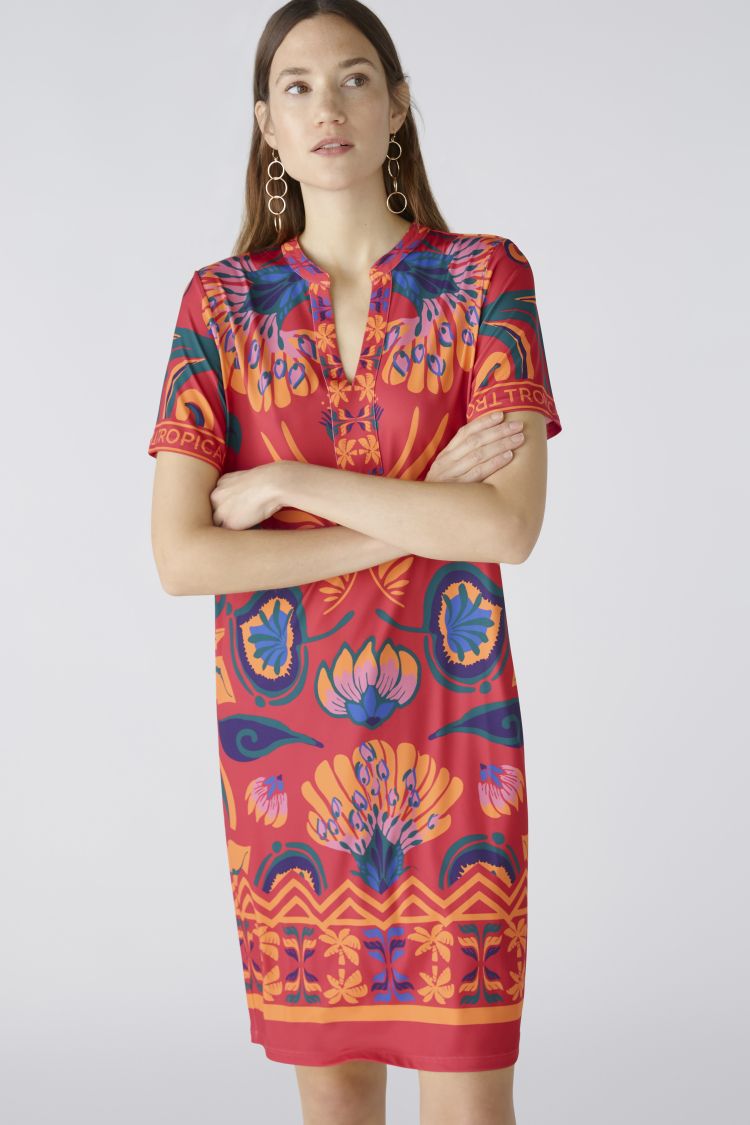 Tropicana Print Silky Touch Dress 87562