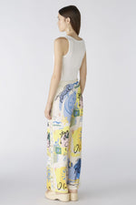 Load image into Gallery viewer, Crease Free Marlene Print Trouser 87582
