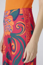 Load image into Gallery viewer, Crease Free Tropicana Print Trouser 87582
