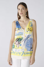 Load image into Gallery viewer, V Neck Printed Top 88013
