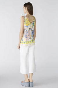 V Neck Printed Top 88013