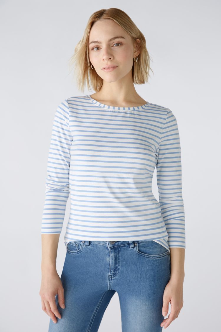 Sumiko Stripe Long-sleeved T-shirt