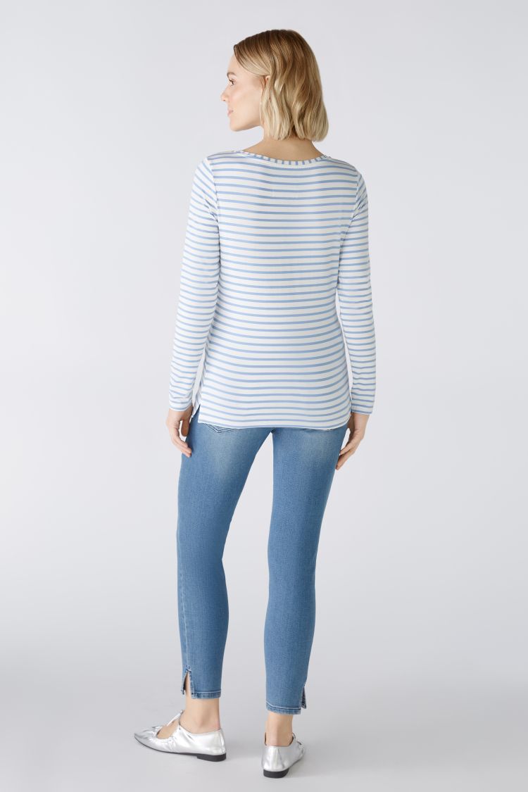 Sumiko Stripe Long-sleeved T-shirt