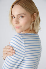 Load image into Gallery viewer, Sumiko Stripe Long-sleeved T-shirt 88220

