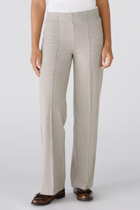 Soft Cotton Blend Houndstooth Pattern Trousers 88767