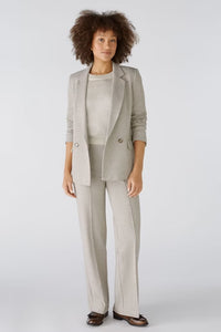 Soft Cotton Blend Houndstooth Pattern Trousers 88767