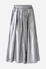 Load image into Gallery viewer, Metallic Taffeta Cotton Blend Maxi Skirt 88974
