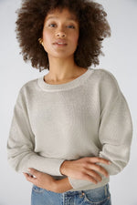 Load image into Gallery viewer, Shimmer Cotton Blend Yarn Jumper 89625
