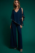 Load image into Gallery viewer, Chiffon Wide Leg Trousers 223751
