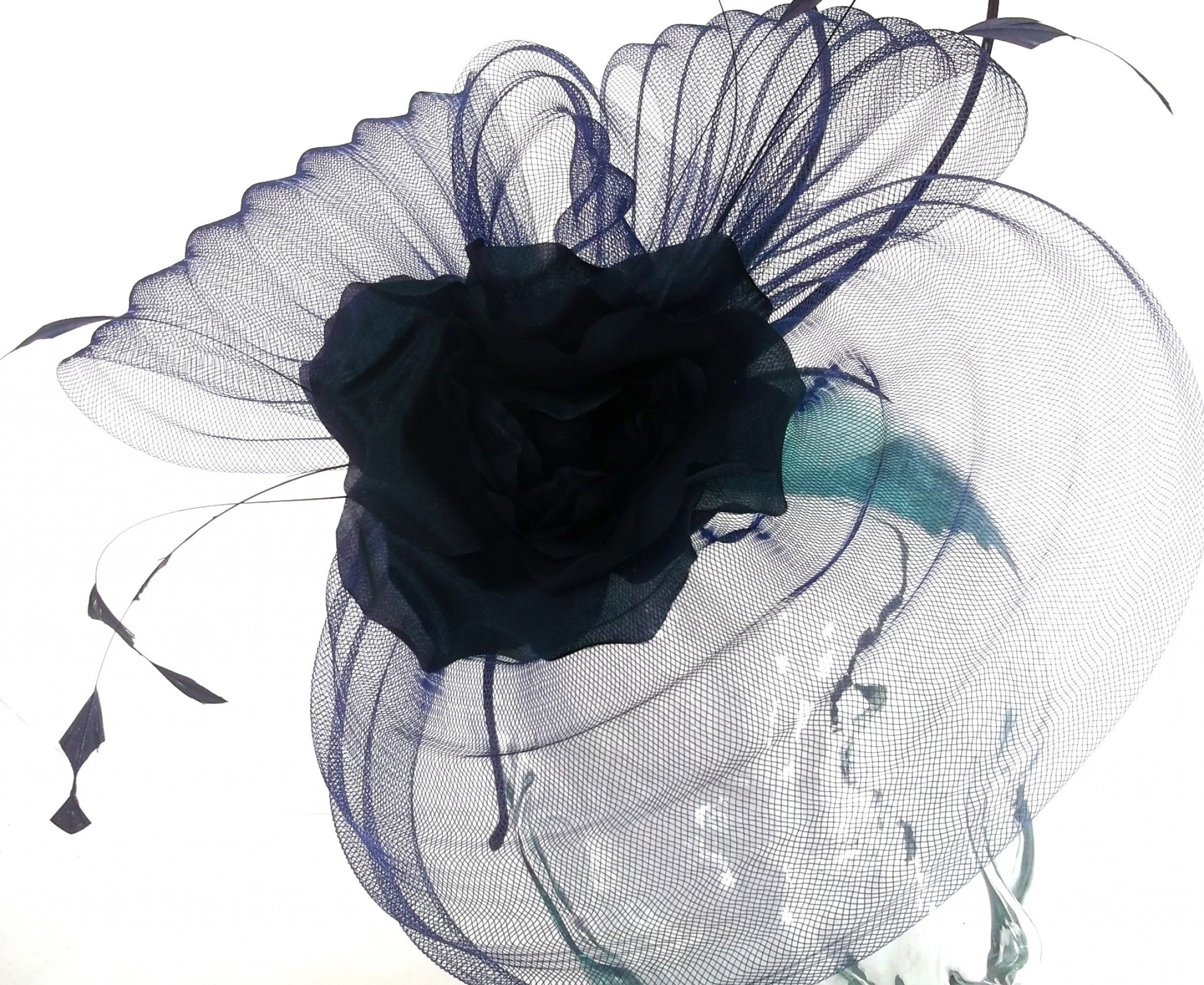 Pleated Crin Fascinator SG445